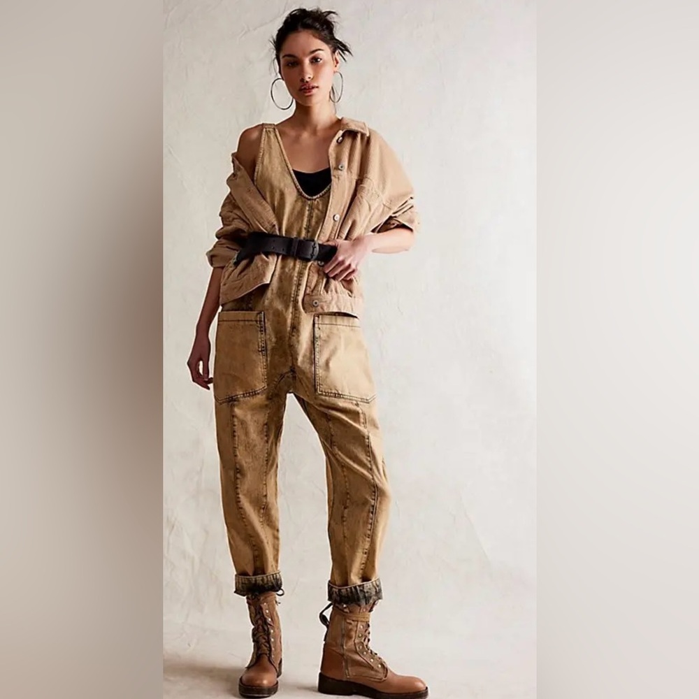 NWT We The Free High Roller Jumpsuit~ Farrow Long - Picture 5 of 5